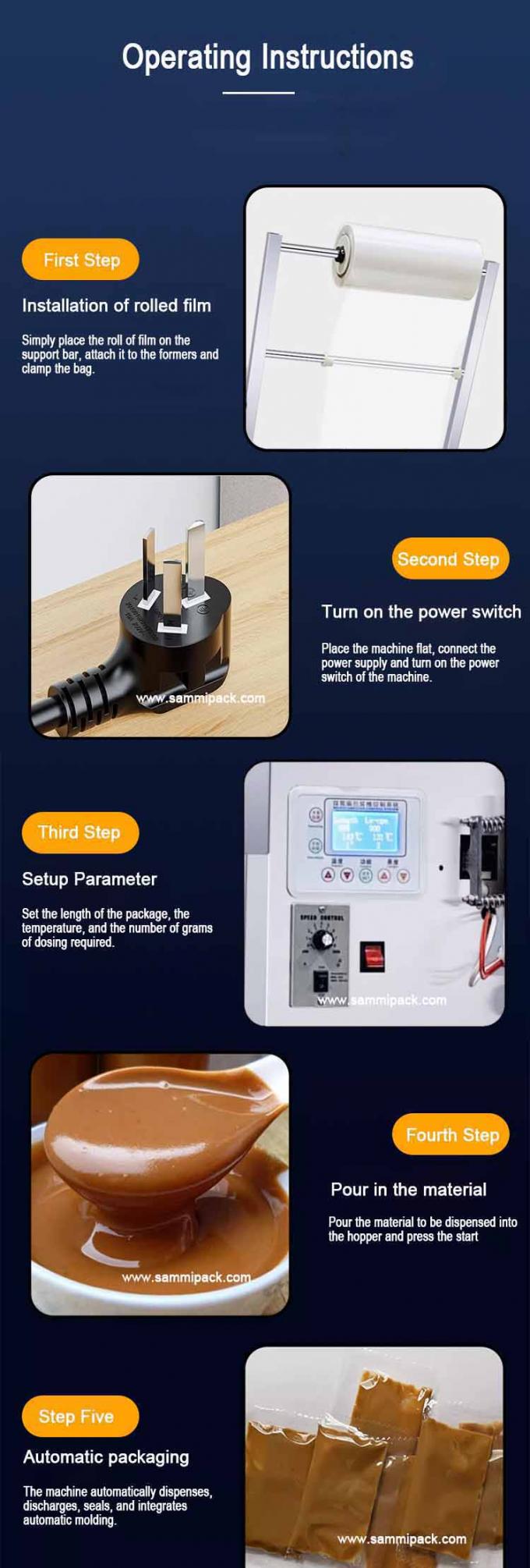 Multi-Functional Automatic Pouch Tomato Paste Liquid Ketchup Paste Sachet Packaging Machine Automatic 4