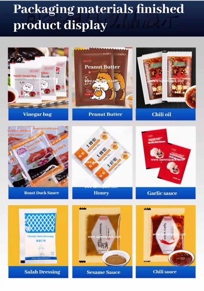 Multi-Functional Automatic Pouch Tomato Paste Liquid Ketchup Paste Sachet Packaging Machine Automatic 7