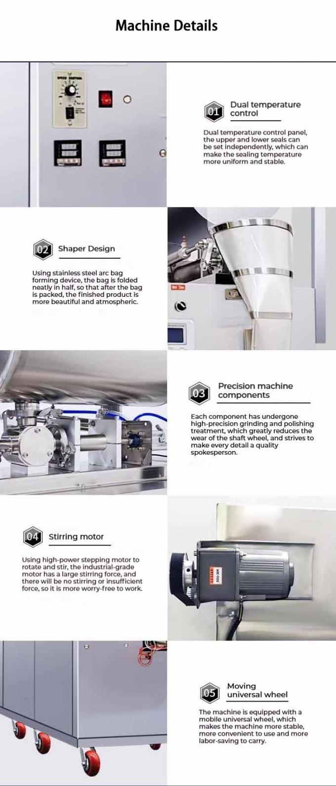 Multi-Functional Automatic Pouch Tomato Paste Liquid Ketchup Paste Sachet Packaging Machine Automatic 5