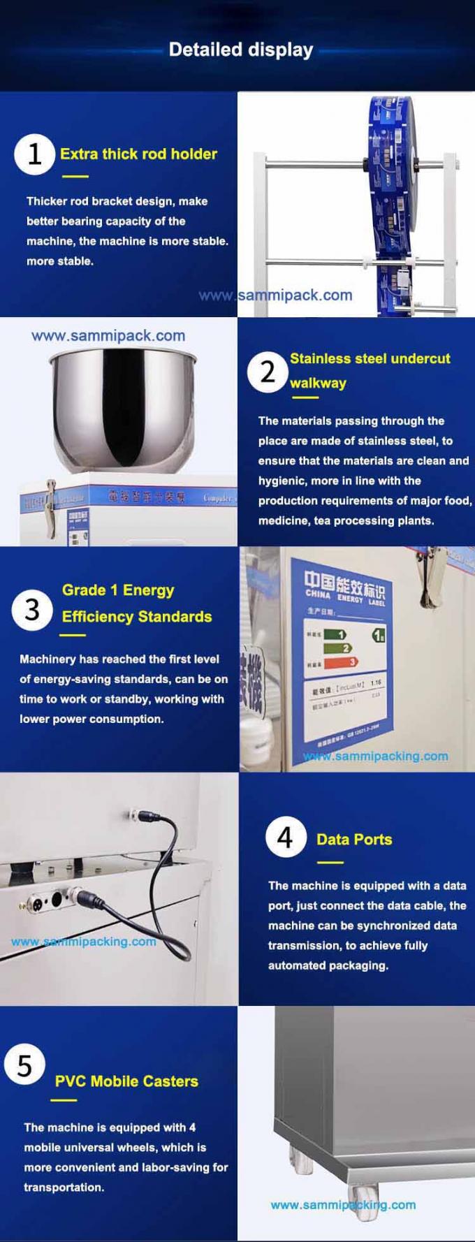 500 gram Yerba Mate Granules Automatyczna Maszyna do pakowania przypraw Woda Sok Olejek Herbata Puszki Plastikowe Worki Medyczne 7