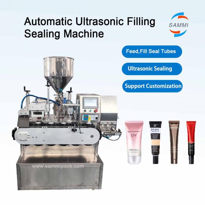 Cosmetics Cream Ointment Plastic Soft Tube Hose Filler Sealer Filling And Sealing Machine 0