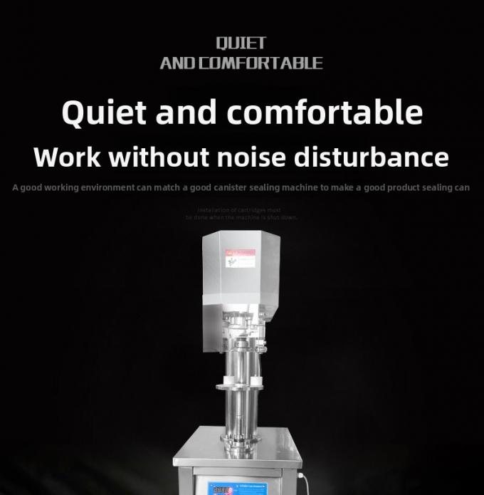 Vertical Tin Can Sealer Commercial Semi-Automatic Can Sealing Machine for Plastic can aluminium can 5