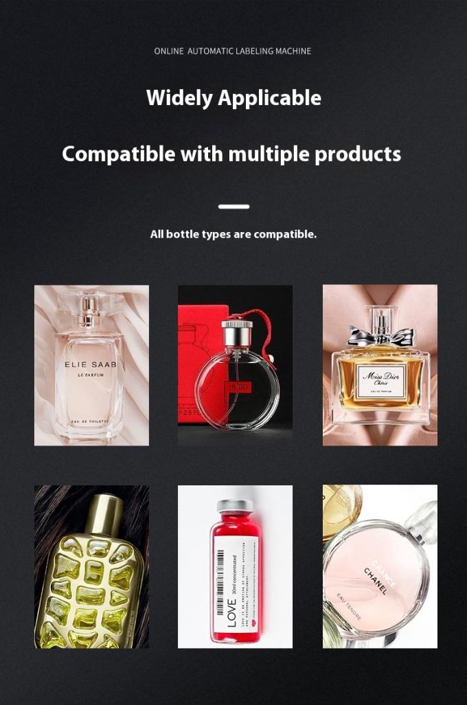Hoge snelheid automatische productielijn voor het vastmaken van parfumnootjes en het drukken van plastic fleskappen 5