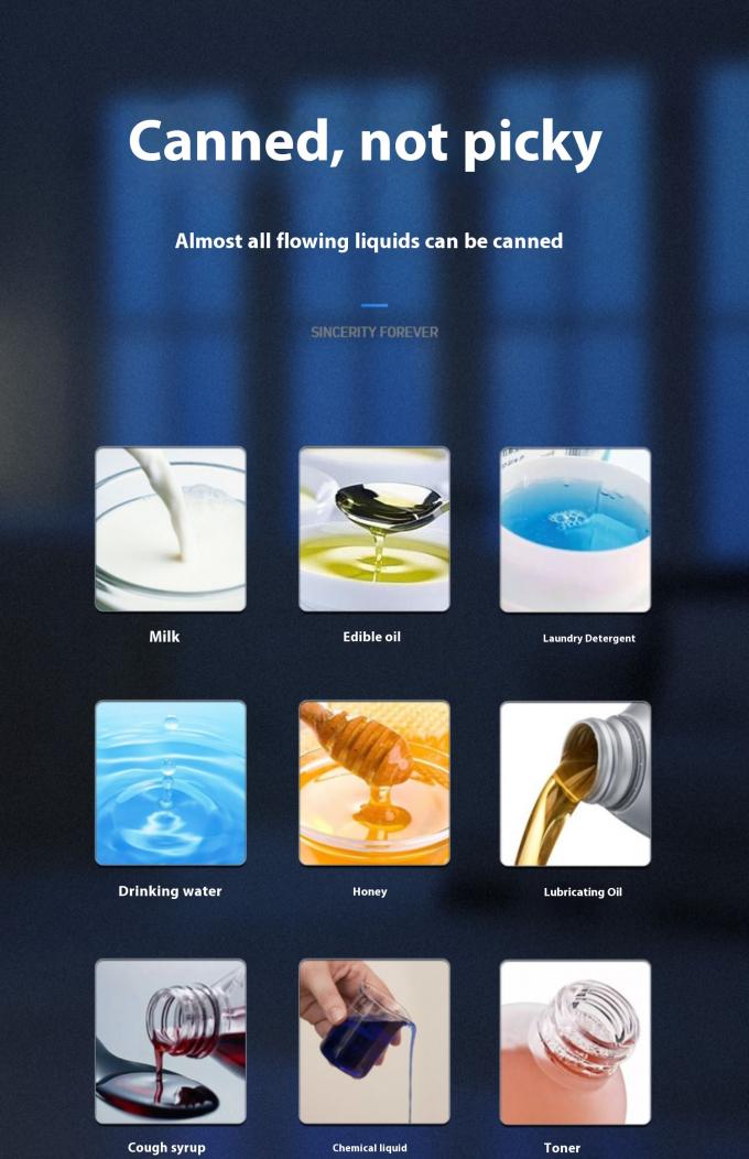 M&aacute;quina Llenadora Cuantitativa Autom&aacute;tica Grande para L&iacute;quidos, L&iacute;nea de Producci&oacute;n de Bebidas de Leche, Botellas de 200 ml, Latas de Vino 2