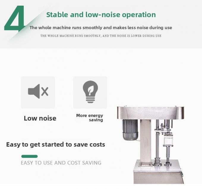 Автоматическая машина для консервирования напитков, кофе, газировки, вертикальный укупорщик банок, машина для запайки жестяных банок 6