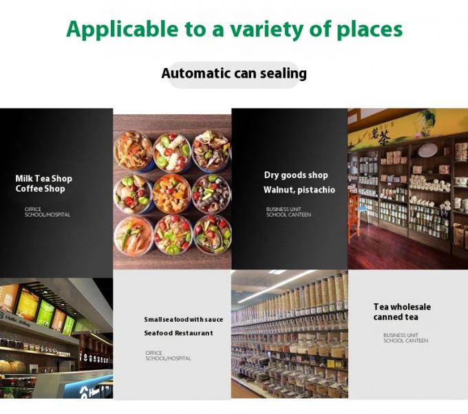 Автоматическая машина для консервирования напитков, кофе, газировки, вертикальный укупорщик банок, машина для запайки жестяных банок 12