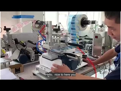 Aucune machine d'étiquetage d'emballages à bulles d'air Surface plate avec imprimante de date