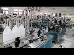 machine automatique de remplissage de liquide, de capotage et d'étiquetage