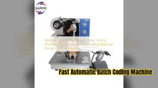 Automatic Ribbon Date Coding Machine for Fast Batch Printing