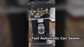 Machine automatique de cachetage de canette certifiée Ce Machine de cachetage rapide de canette de café de bière de thé de lait de cachetage