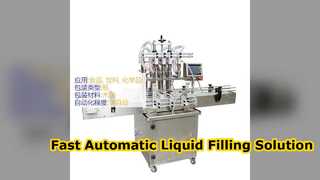 Automatic Liquid Filling Machine for Bottling Lines